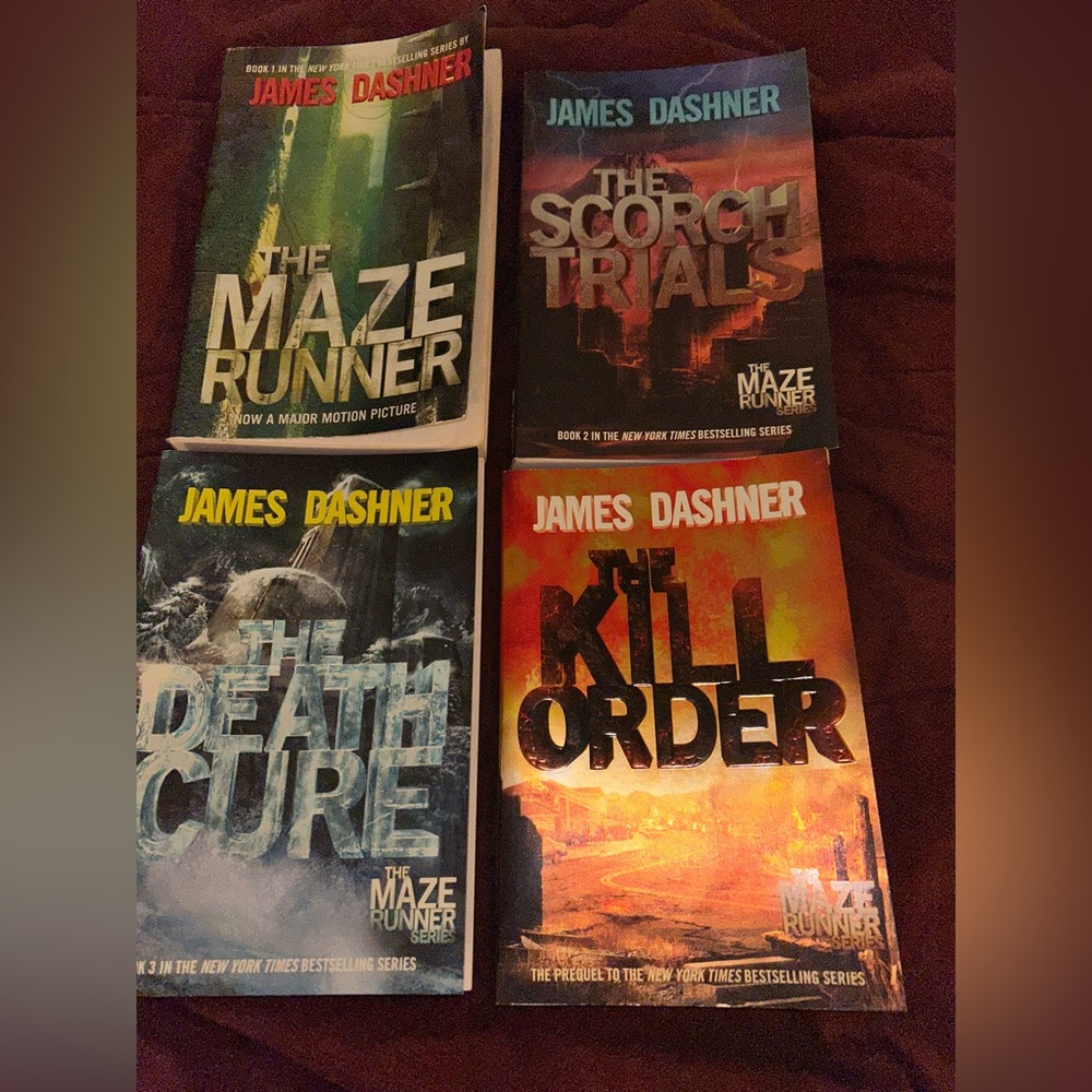 First Four books to The Maze Runner Series.